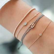Load image into Gallery viewer, IPARAM Bohemian Shell Map Turtle Bracelet Set 2019 Retro Geometric Statement Female Glamour Fashion Jewelry Jewelry Gift