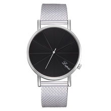 Load image into Gallery viewer, Tungsten Steel Dial Leather Band Wrist Watch