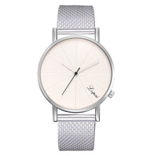 Load image into Gallery viewer, Tungsten Steel Dial Leather Band Wrist Watch