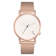 Load image into Gallery viewer, Tungsten Steel Dial Leather Band Wrist Watch